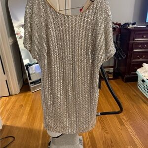 Vince Camuto Sparkling Sequin Dress